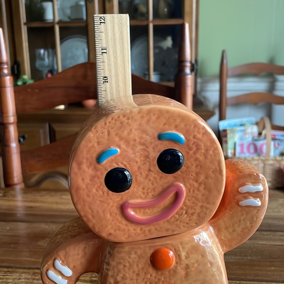 Vintage Large Gingerbread Man Cookie Jar - Picture 2 of 13